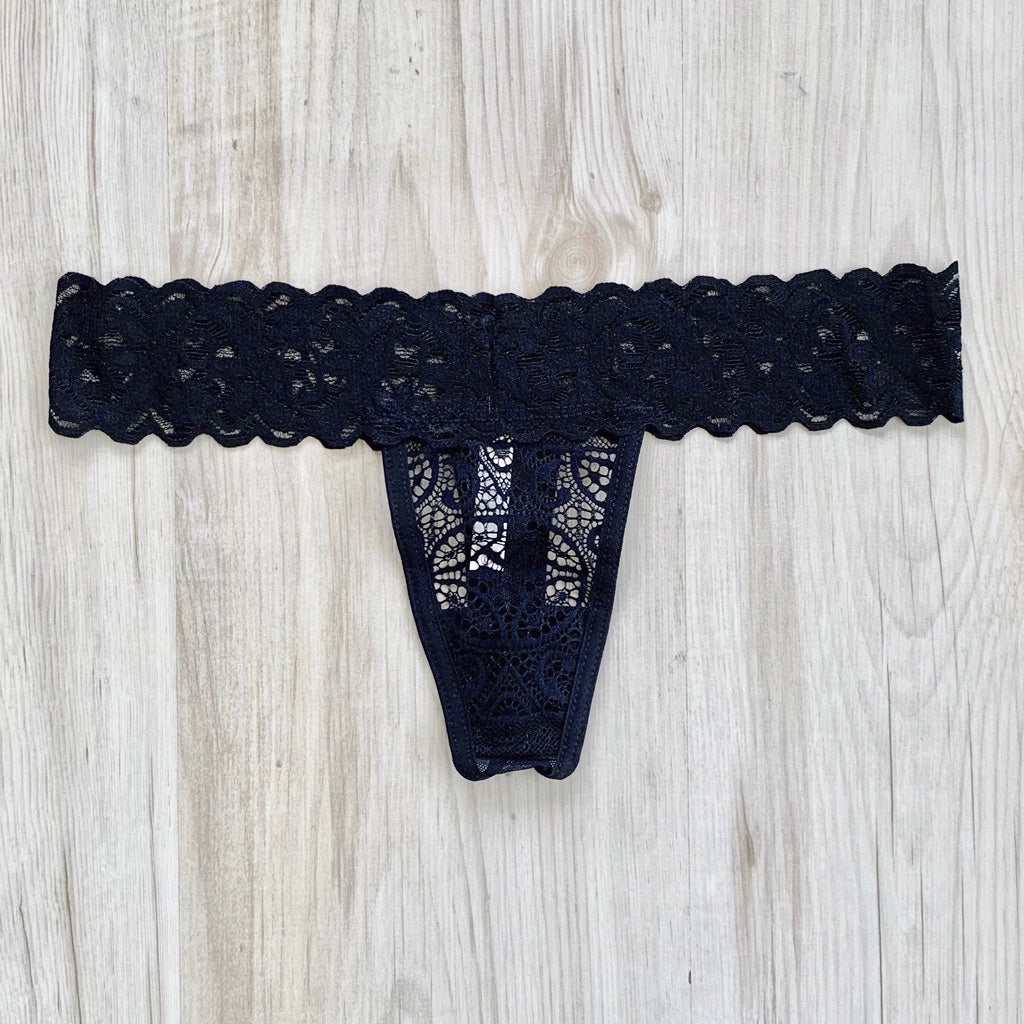 Tanga Lace Black