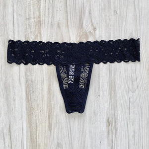 Tanga Lace Black